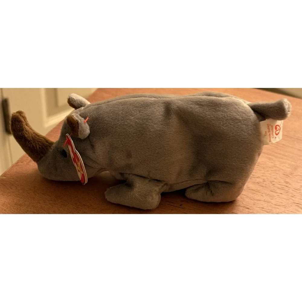 Spike Rhino Ty The Beanie‎ Babies Collection DOB August 13, 1996 Retired NWT